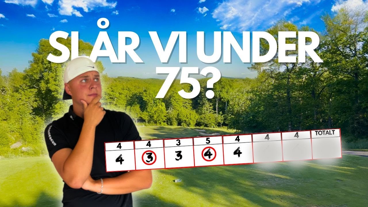 BREAKA 75 PÅ VALLDA GC? (SVERIGES BÄSTA LINKSBANA)