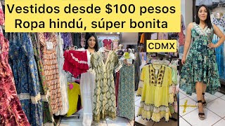 Vestidos desde $100 pesos Ropa hindú en el centro CDMX ✅Ropa Super bonita