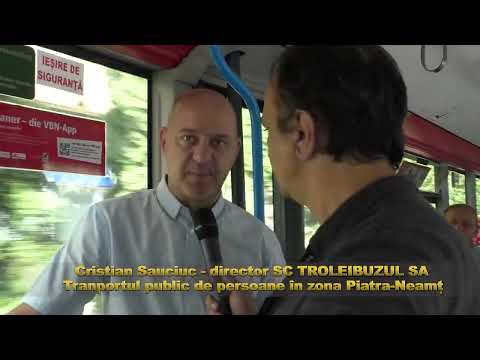 Cristian Sauciuc, manager Troleibuzul - Transportul public în Piatra-Neamț