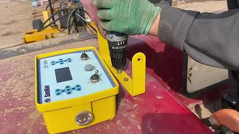 Sunnav AG808+Laser land  level Outdoor installation Video