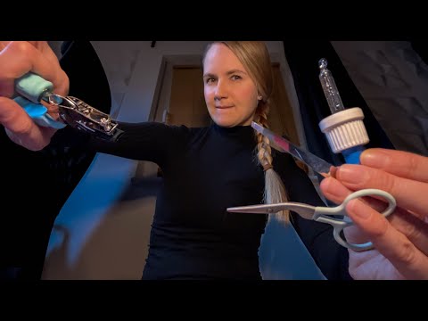 Doing your eyebrows, makeup, cranial nerve, piercing, sketching you in 15 minutes ⚡️🌪️ (asmr)