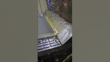 Skiving Fin Heatsink, like in tofu😄 #heatsink #machine #skiving