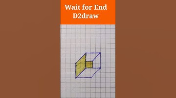 isometric illusion 3d drawing draw with pencil #d2draw #drawing #easydraw #isometricdrawing #3d #art