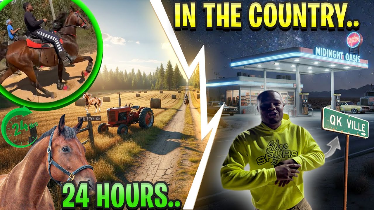 Круглосуточная работа с лошадьми…