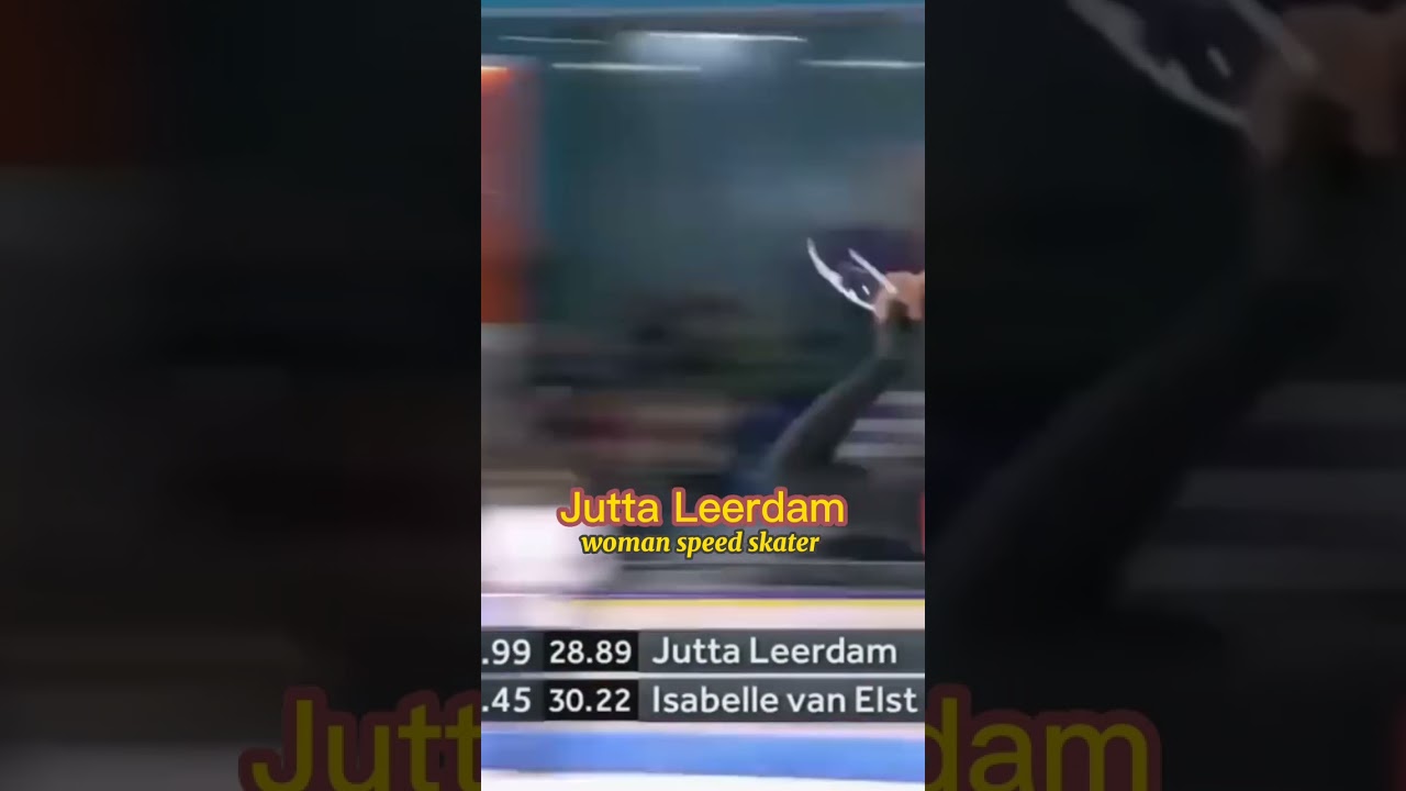 Jutta Leerdam - beautiful speed skater.  