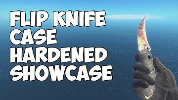 CS:GO Flip knife case hardened field tested showcase