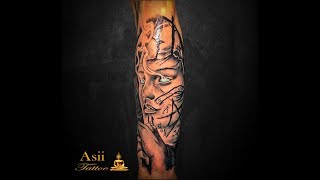 Religious forearm - TATTOO TIMELAPSE