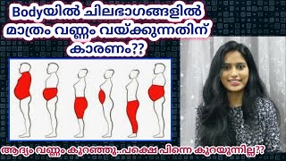 വണ്ണം വയ്ക്കാനുള്ള കാരണവും പരിഹാരവും. Reasons for fat in certain areas of the body.Weekend Fitness10