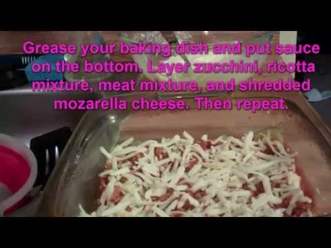 Lasagna With Zucchini Noodles Recipe-11-08-2015