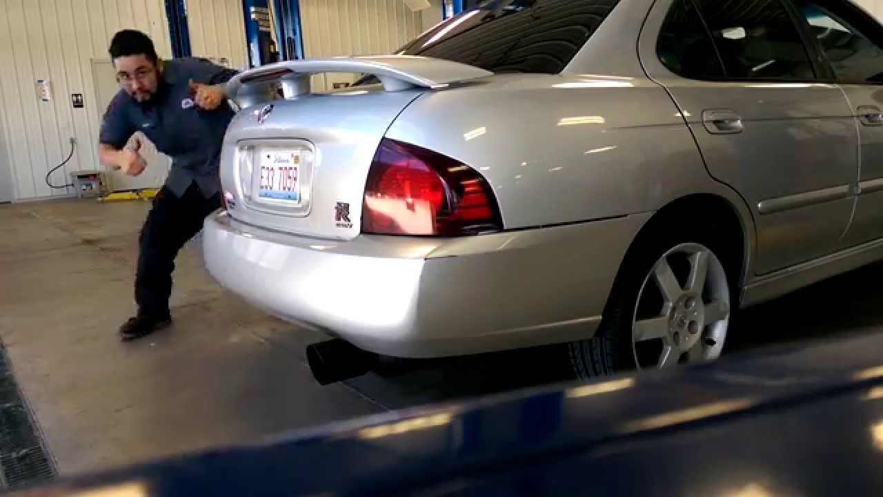 2005 Nissan Sentra Ser spec v. Catback exhaust - YouTube 2005 Nissan Sentra Ser spec v. Catback exhaust - YouTube