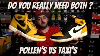 Air Jordan 1 “Taxi” VS “Pollen” Comparison screenshot 4