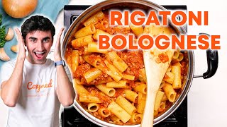 This Rigatoni Bolognese Recipe Will ELEVATE Your Weeknight Dinner