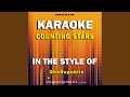 Counting Stars (In the Style of Onerepublic) (Karaoke Version)