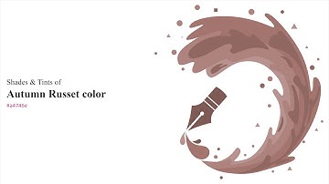 Shades & Tints of Autumn Russet color #a4746e A Warm Red color #916761 #7f5a55 #ae837e #b8928e