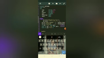 Menghitung Gaji Pegawai Pada Apps Pascal N-IDE