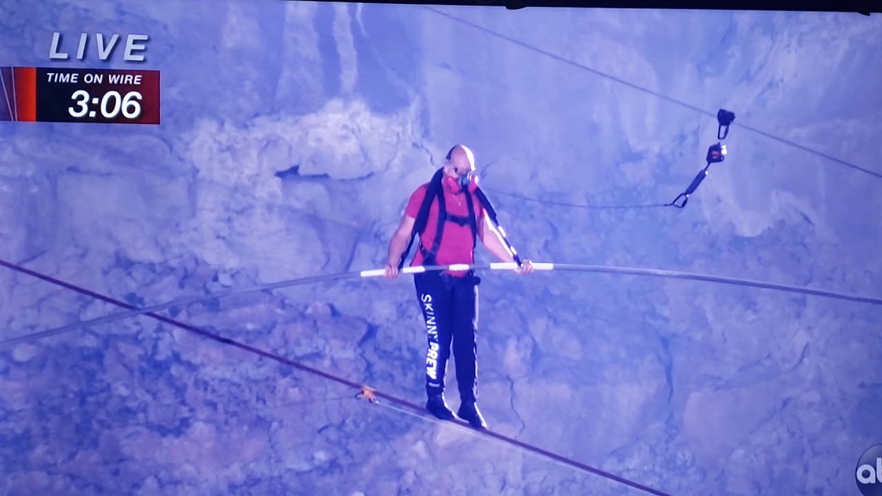Nick wallenda high wire live over an active volcano!! YouTube