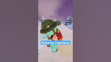 There’s an achievement to take the Bugle to the Capybaras in the ice area. #capybara #guide #game