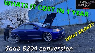 B204 Saab Engine Conversion in Astra Mk4 - how did it fare after 1 year of ownership