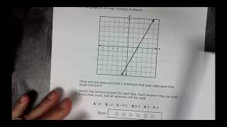 2023 Algebra 1 STAAR Practice Test Problems 12 to 22