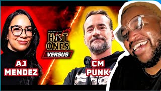 CM Punk ROASTS Seth Rollins! 😱 AJ Lee &amp; Punk Hot Ones Reaction