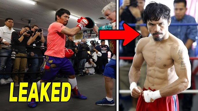 Manny Pacquiao's LEAKED Sparring & Training Footage Ahead of Mario Barrios Comeback Fight at 46 - YouTube
