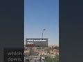 Jordan Military Intercepts Iranian Onslaught of Drones and Missiles #shorts
