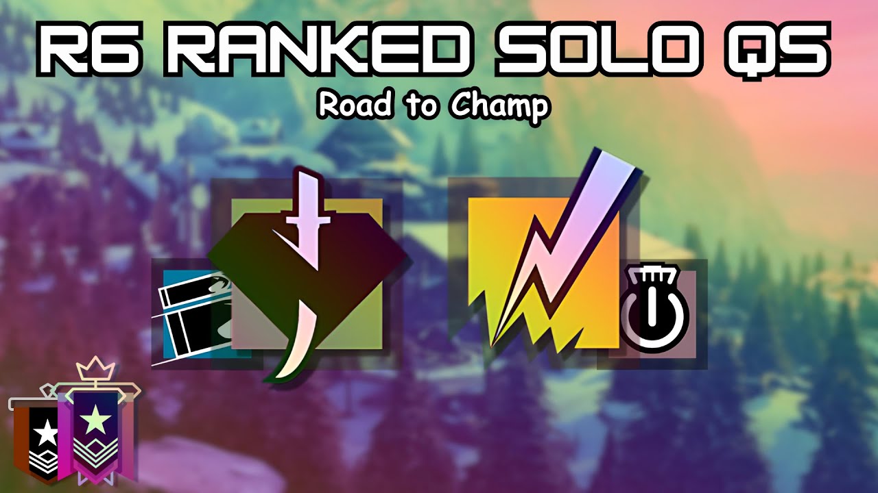 The Solo Q Struggle is REAL... | R6 RANKED Solo Qs