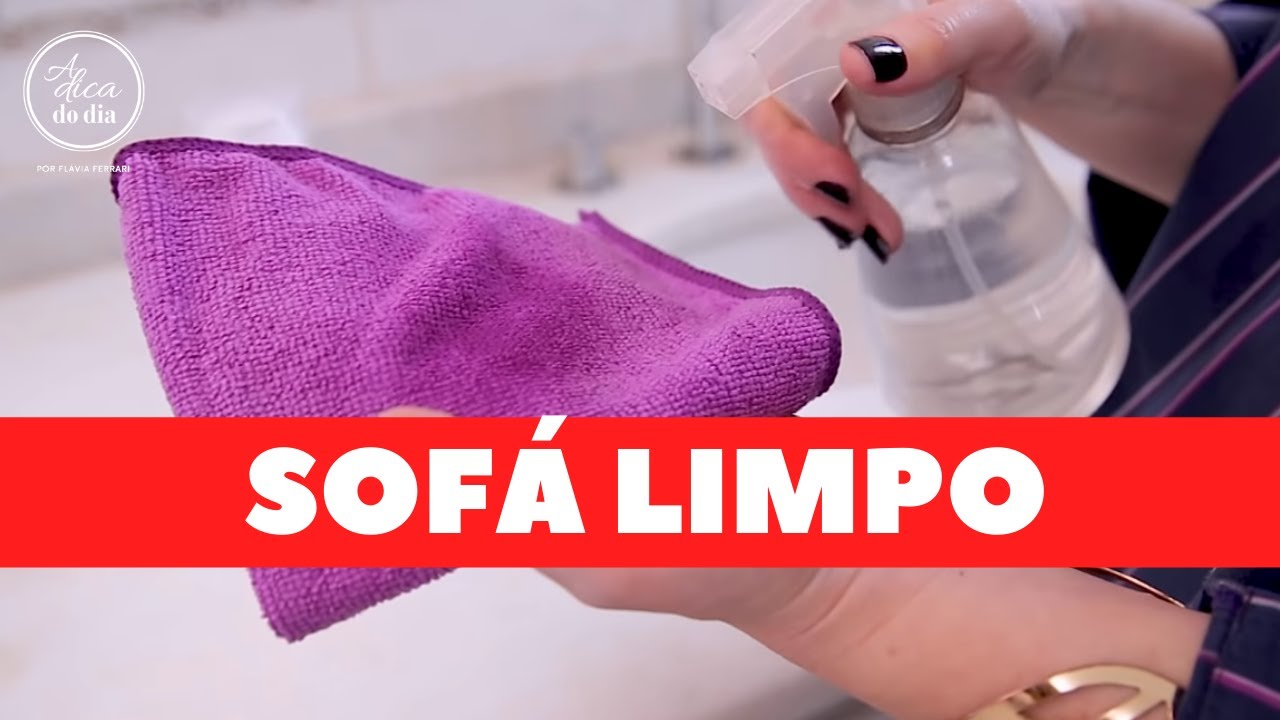 MISTURINHA CASEIRA PARA LIMPAR SOFÁ (RECEITA DIY) | FLÁVIA FERRARI - YouTube