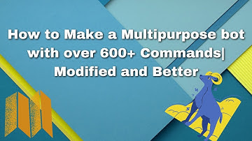 How To Make Multipurpose Discord Bot | 600+ Commands | All In One | #discord #discordbot