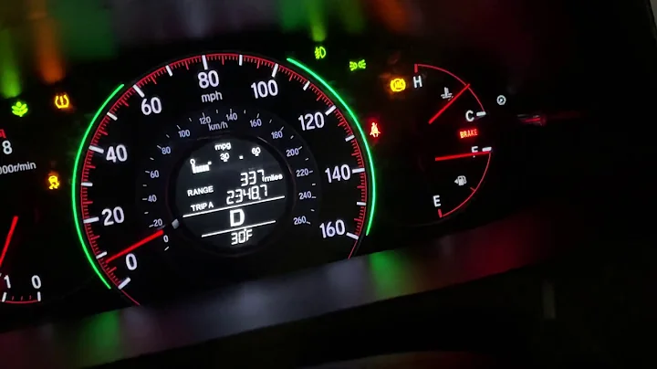 How to fix dashboard lights on after jump start on a 2017 Honda Accord sport