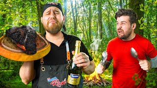 Download Lagu El Reto Más Difícil del Compa Rosh 🥩 COCINAR una CENA DE LUJO en el MONTE MP3