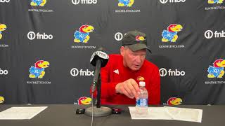 Lance Leipold reacts to KU’s loss to Texas Tech