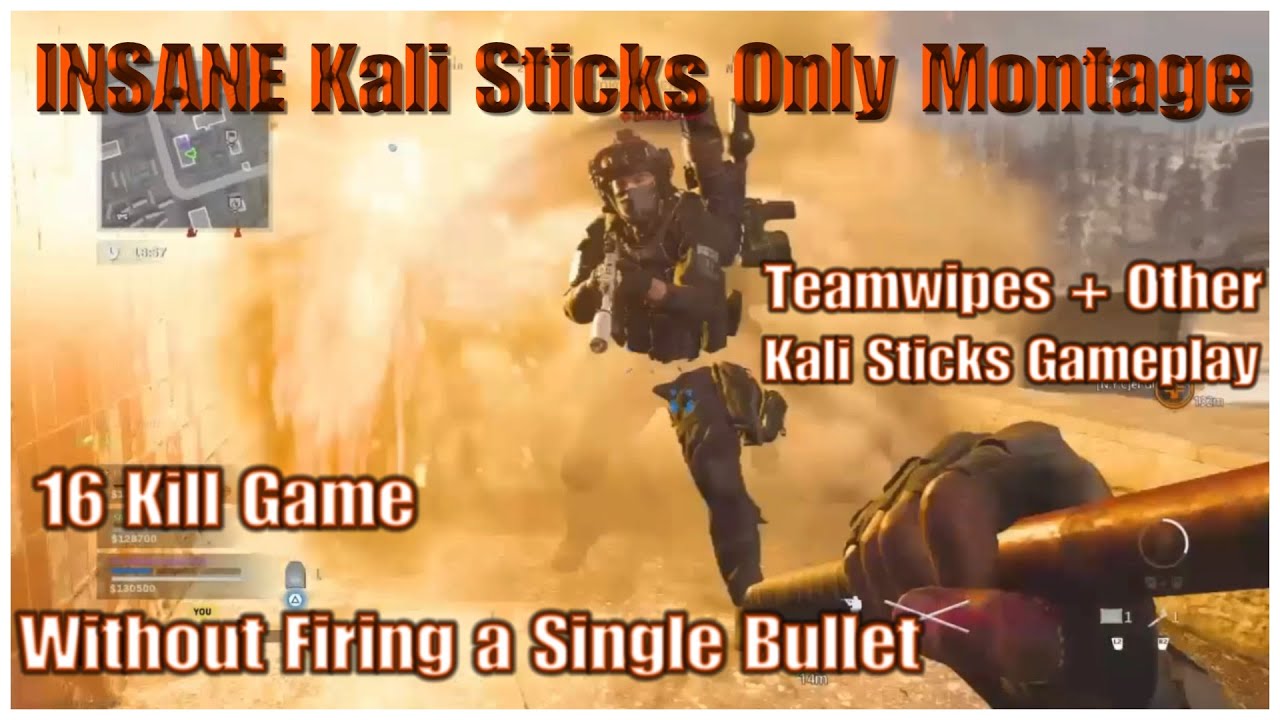 INSANE Warzone Kali Sticks Only Montage YouTube