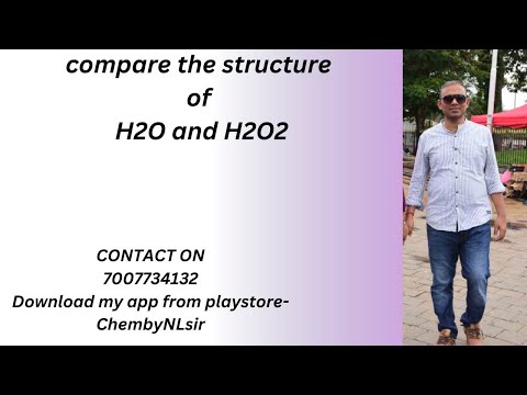 Video: Diferența Dintre H2O și H2O2