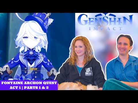 Genshin Impact Fontaine Archon Quest Act 1 Cutscenes Reaction | Parts 1 & 2