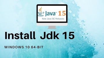 How to Download & Install Java JDK 15  Windows 10 64 bit Step by Step 2020 with (JAVA_HOME) .