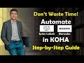 Automate Spine Labels & Barcodes in Koha | Library Cataloguing - Part 8