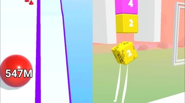 Happy Cubes 2048 Vs Ball Merge 2048| Android ios| All levels