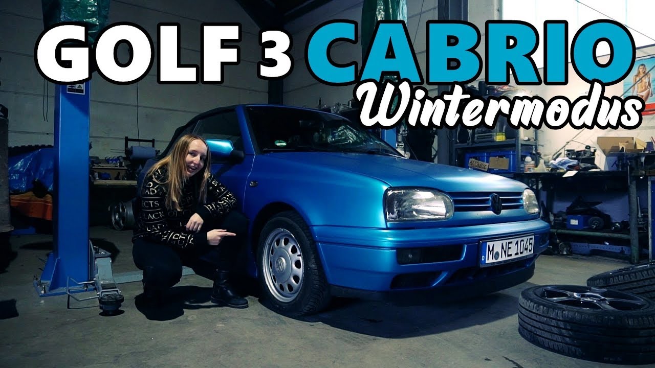 VW GOLF 3 CABRIO / WINTERMODUS
