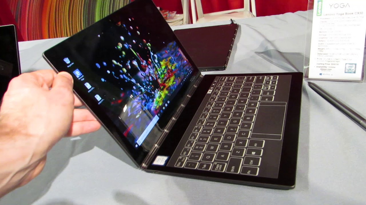Lenovo Yoga Book dual-screen laptop (LCD + E Ink) - escueladeparteras