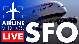 LIVE SFO PLANE SPOTTING: Watch Arrivals and Departures LIVE!