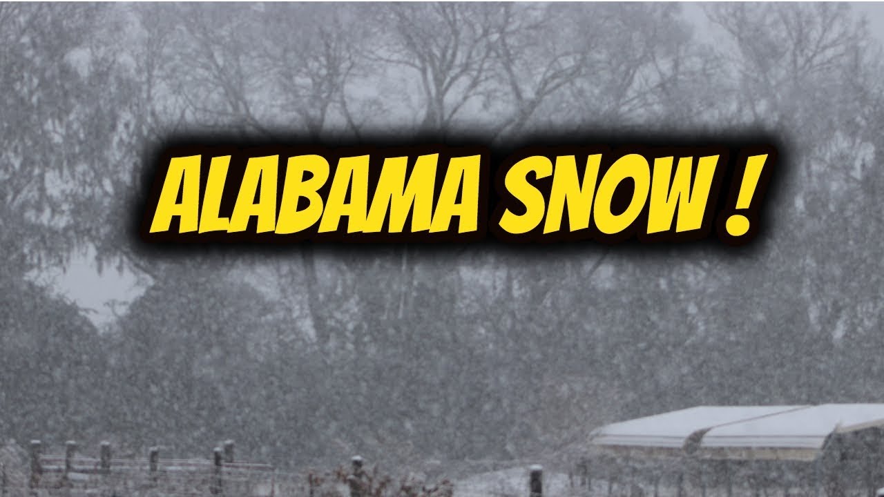 Snow in Alabama YouTube