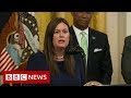 Sarah Sanders' most memorable moments - BBC News