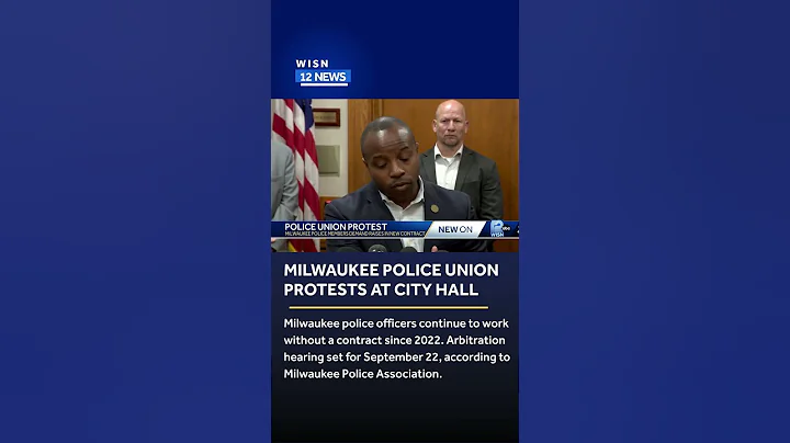 Milwaukee police, supporters protest at City Hall