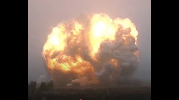 What does a container full of fireworks waterfalls do when you light them?