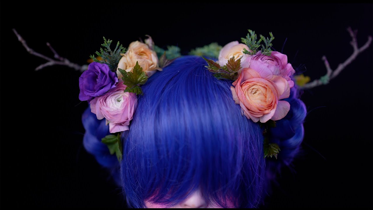ASMR Diamond Deer Hair Styling | Nibbling Sounds | No Talking 💙