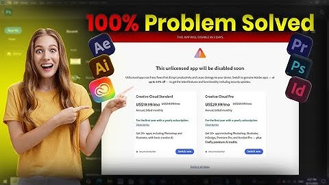 [100℅ SOLVED] This unlicensed Adobe app will be disabled Soon | Premiere Pro |Photoshop |2025 