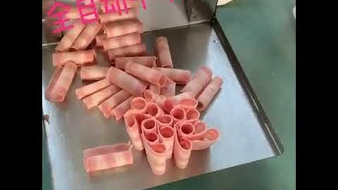 CNC Beef and Mutton Slicing Machine Fully Automatic Frozen Meat Slicing Machine