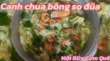 Canh Chua Cá Bống Kho Quẹt Cua Ram Me | Một Bữa Cơm Quê 