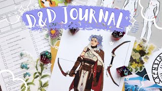 [D&D Character Journal] watch me prepare for a new campaign!